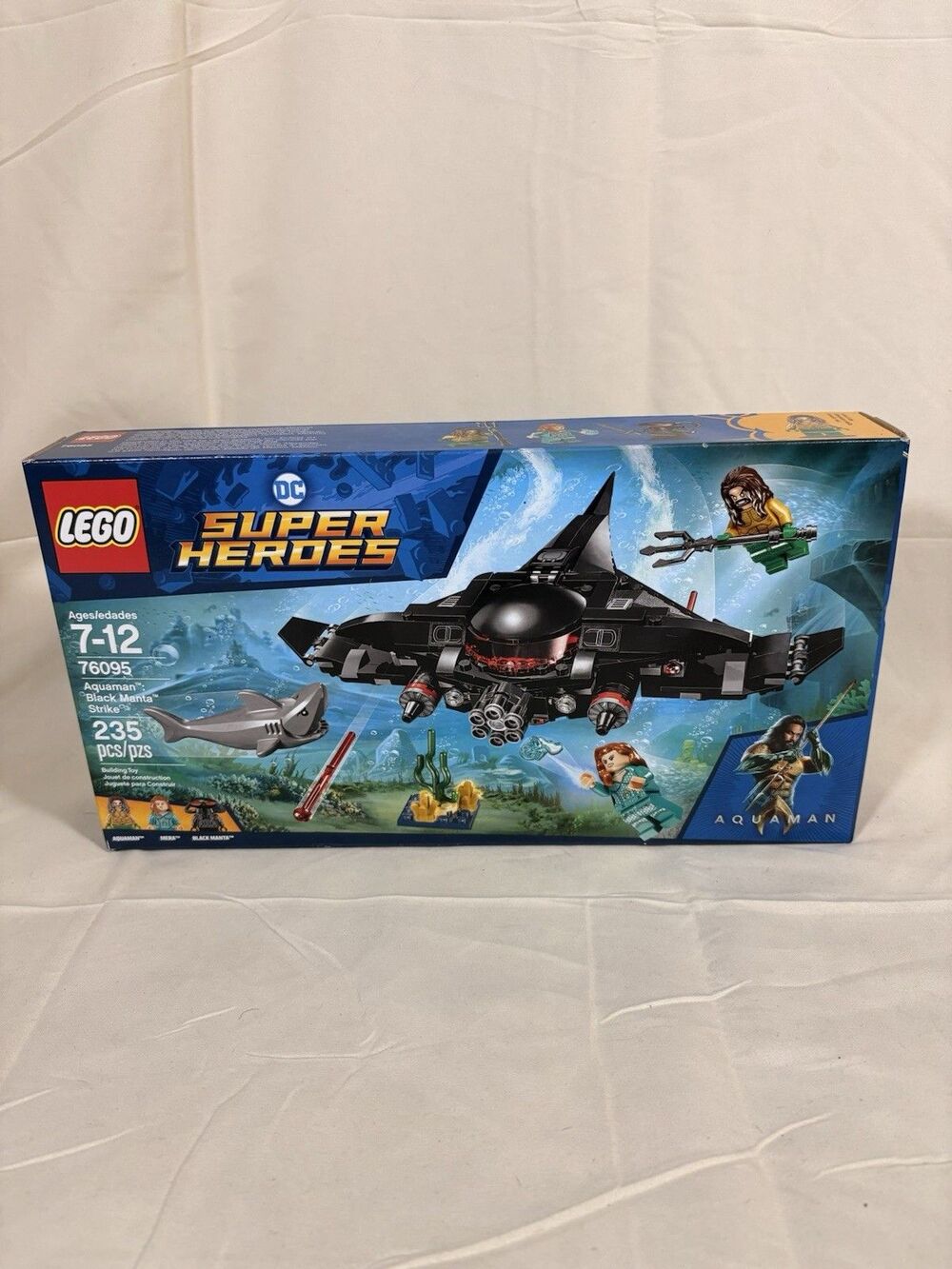 LEGO 76095 "DC Super Heroes" Aquaman Black Manta Strike Retired New Sealed